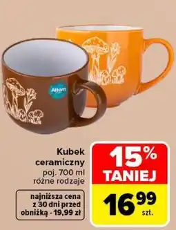 Carrefour Kubek ceramiczny oferta