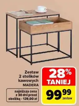 Carrefour Zestaw 2 stolików kawowych oferta