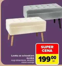 Carrefour Ławka ze schowkiem oferta