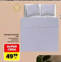 Carrefour Komplet pościeli TEX oferta