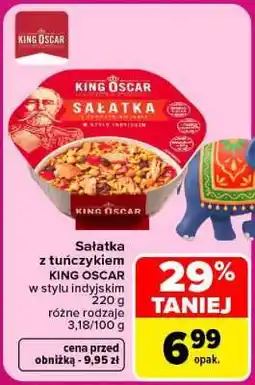 Carrefour Sałatka z tuńczykiem KING OSCAR oferta