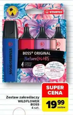 Carrefour Zestaw zakreślaczy WILDFLOWER BOSS oferta