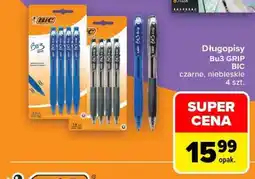 Carrefour Długopisy Bu3 GRIP BIC oferta