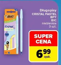 Carrefour Długopisy CRISTAL PASTEL BPY oferta