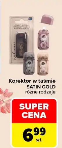 Carrefour Korektor w taśmie oferta