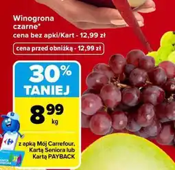 Carrefour Winogrona czarne oferta