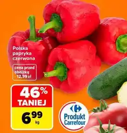 Carrefour Polska papryka czerwona oferta