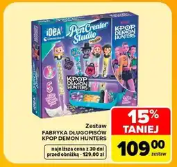 Carrefour Zestaw FABRYKA DŁUGOPISÓW KPOP DEMON HUNTERS oferta