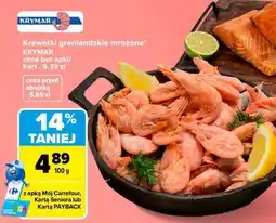 Carrefour Krewetki grenlandzkie mrożone oferta