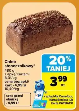 Carrefour Chleb słonecznikowy oferta