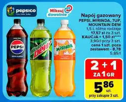 Carrefour Napój gazowany PEPSI, MIRINDA, 7UP, MOUNTAIN DEW oferta