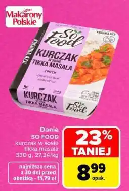 Carrefour SO FOOD oferta