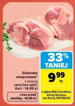 Carrefour Golonka wieprzowa oferta