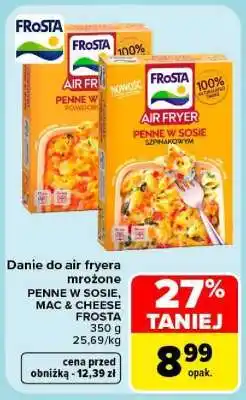 Carrefour FROSTA AIR FRYER PENNE W SOSIE, MAC & CHEESE oferta
