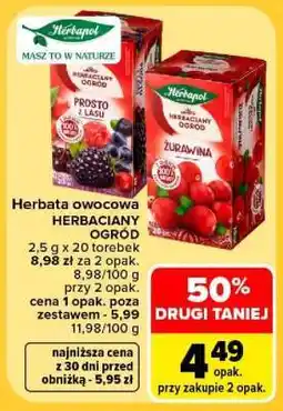 Carrefour Herbata owocowa Herbaciany Ogród oferta