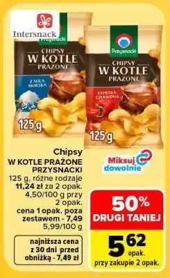 Carrefour Chipsy W KOTLE PRAŻONE PRYSZNACKI oferta