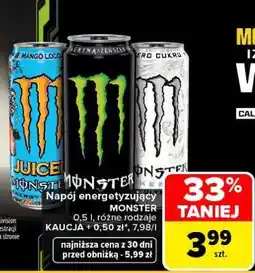 Carrefour Napój energetyzujący Monster oferta