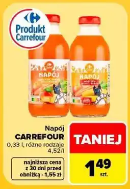 Carrefour Napój CARREFOUR oferta