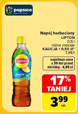 Carrefour Napój herbaciany Lipton oferta
