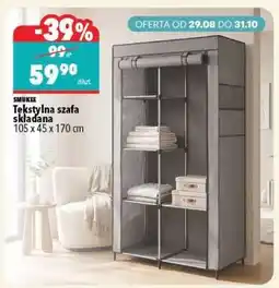 Biedronka Tekstylna szafa składana oferta