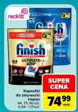 Carrefour Kapsułki do zmywarki FINISH oferta