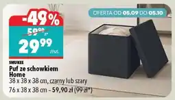 Biedronka Puf ze schowkiem Home oferta
