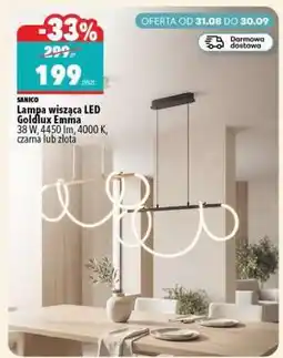 Biedronka Lampa wisząca LED Goldlux Emma oferta