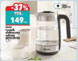 Biedronka Czajnik elektryczny szklany HD9339/80 1,7 l oferta