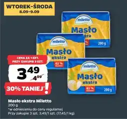 Netto Masło ekstra Miletto oferta
