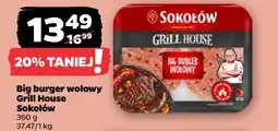 Netto Big burger wołowy Grill House Sokołów oferta