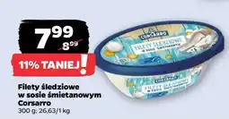 Netto Filety śledziowe w sosie śmietanowym Corsarro oferta