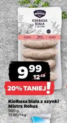 Netto Kiełbasa biała z szynki Mistrz Rohus oferta