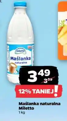 Netto Maślanka naturalna Miletto oferta
