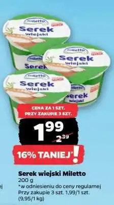 Netto Serek wiejski Miletto oferta