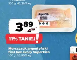 Netto Morszczuk argentyński filet bez skóry SuperFish oferta