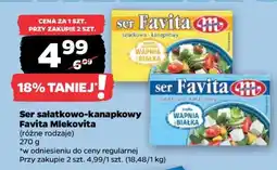 Netto Ser sałatkowo- -kanapkowy FAVITA MLEKOVITA oferta