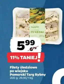 Netto Filety śledziowe po wiejsku Pomorski Targ Rybny oferta
