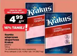 Netto Szynka wieprzowa eksportowa Krakus plastry oferta
