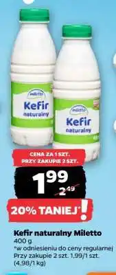 Netto Kefir naturalny Miletto oferta