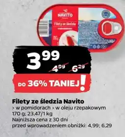 Netto Filety ze śledzia Navito oferta