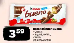 Netto Baton KINDER BUENO oferta