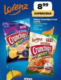 Netto Chipsy CRUNCHIPS X-CUT LORENZ oferta