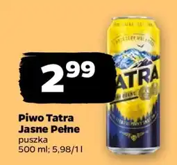 Netto Piwo Tatra Jasne Pełne oferta