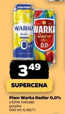 Netto Piwo Warka Radler 0,0% oferta