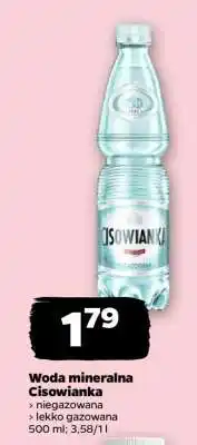 Netto Woda mineralna CISOWIANKA oferta