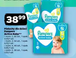 Netto Pieluchy dla dzieci Pampers Active Baby oferta