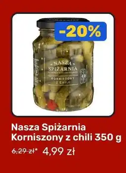 Biedronka Nasza Spiżarnia Korniszony z chili 350 g oferta