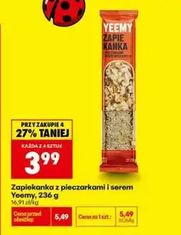 Biedronka Zapiekanka z pieczarkami i serem Yeemy, 236 g oferta