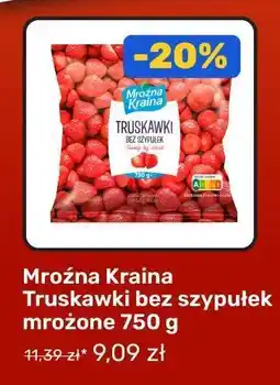 Biedronka Mroźna Kraina Truskawki bez szypułek mrożone 750 g oferta