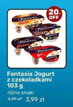 Biedronka Fantasia Jogurt z czekoladkami 103 g oferta